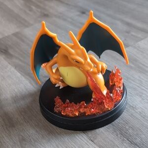 Pokemon Orange and Black Dragon Figurine